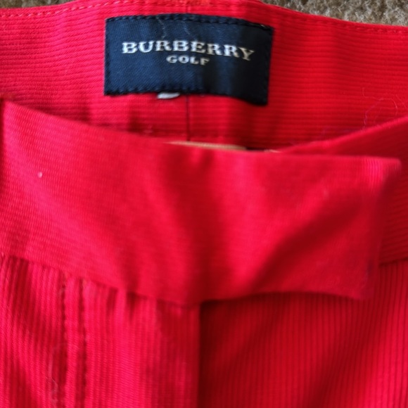 BURBERRY GOLF Red Pants. SZ 4 to 6 - Picture 6 of 9